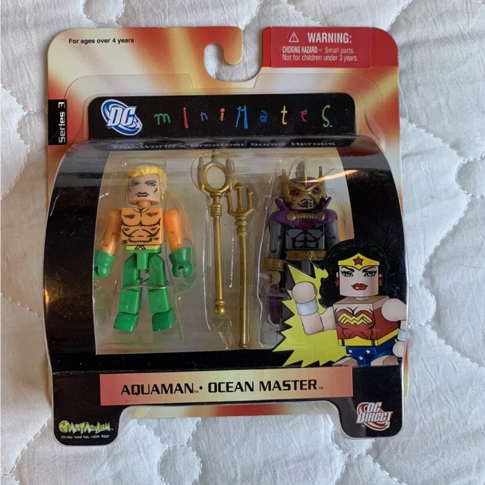 Minimates Art Asylum- Aquaman & Ocean Master- DC DIRECT - New in Box - Mint Con.
